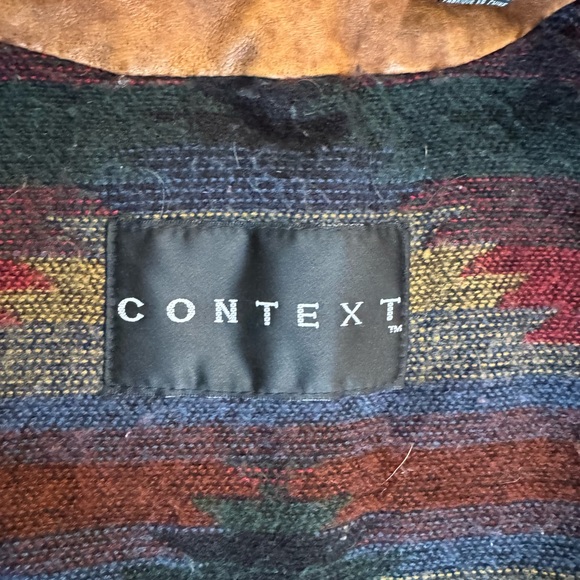 Vintage Context brown leather bomber jacket for men. - Picture 7 of 12